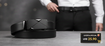 Elite Black™ Men’s Belt – Automatic